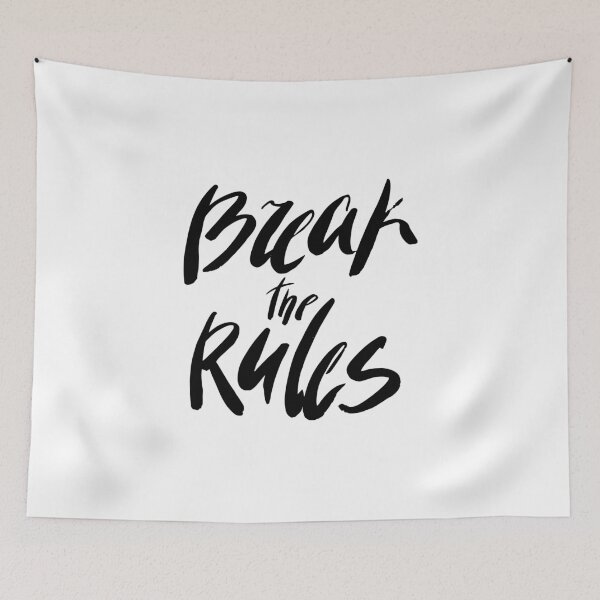 Item preview, Break the rules! designed and sold by Polanika.