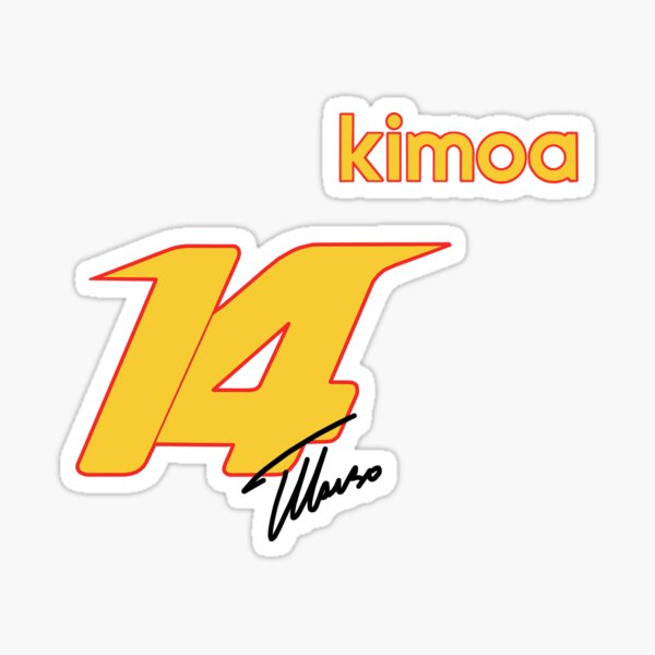 Fernando Alonso # 14 Dernière édition spéciale du GP Sticker