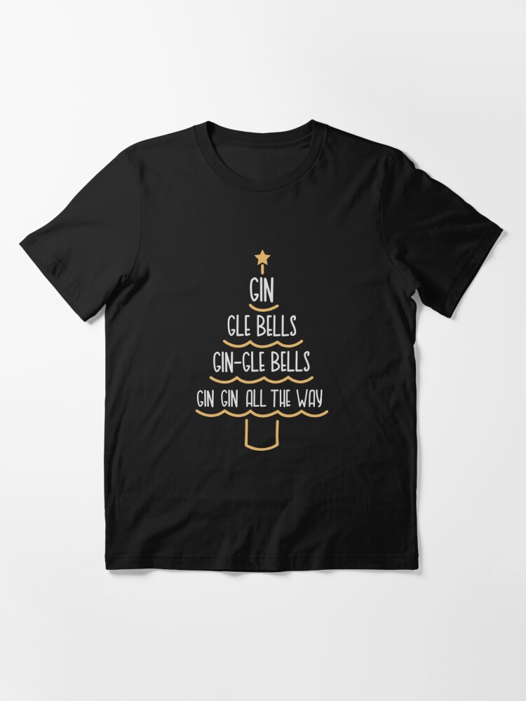 gin christmas tshirt