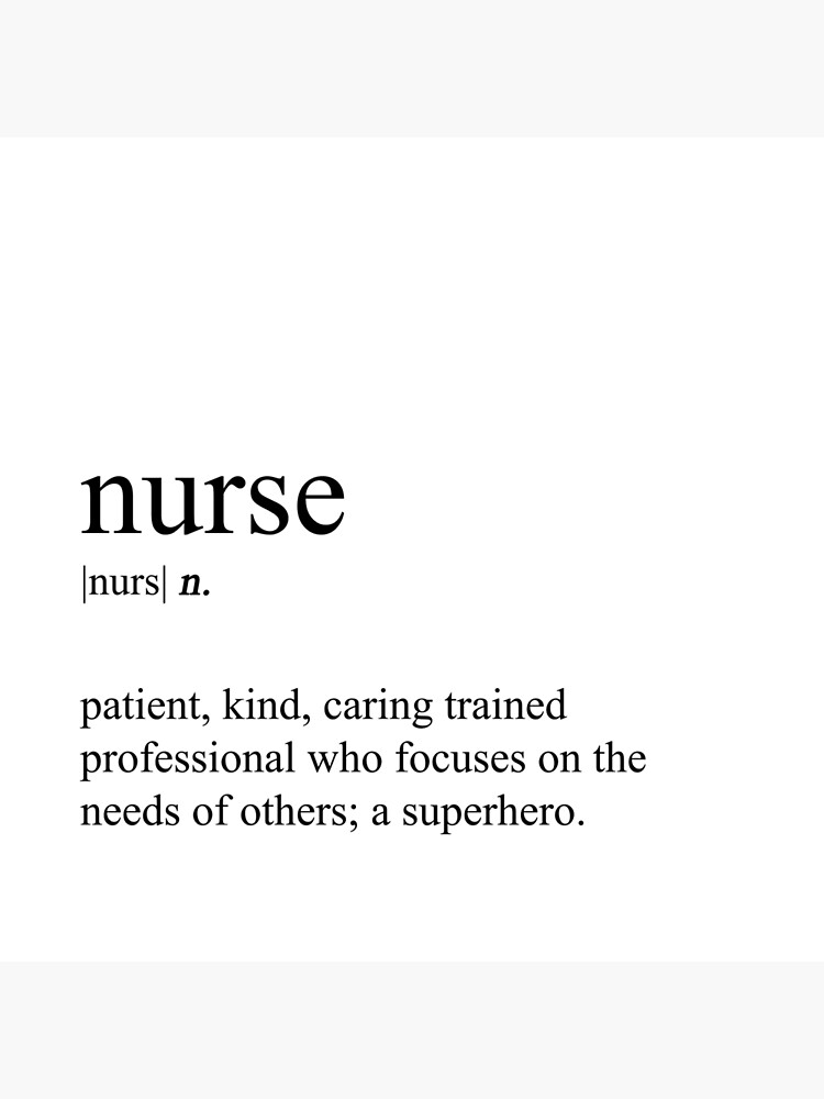 nurse-definition-dictionary-poster-for-sale-by-studioteti-redbubble