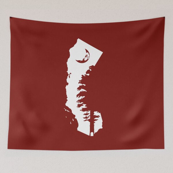 Item preview, California Sequoia Forest Moon Silhouette designed and sold by ViktorCraft.