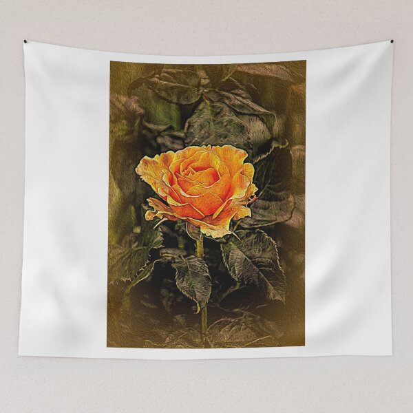 Item preview, Orange Rose in oils designed and sold by Chris Thaxter.