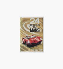 24hs Le Mans, 1963, Vintages Plakat Galeriedruck