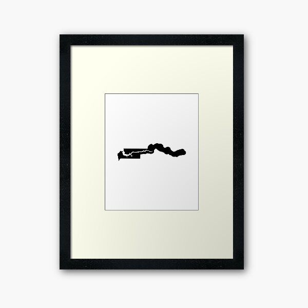 picture poster wall art Britain The Gambia watercolor print Travel gift