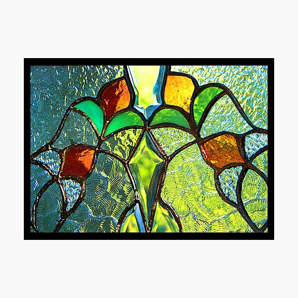Summer Through Stained Glass Photographic Print
