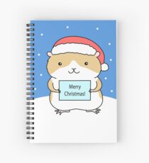 Santa Hamster Spiral Notebook