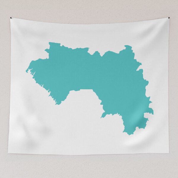 Item preview, Guinea Love in Teal designed and sold by Maren Misner.