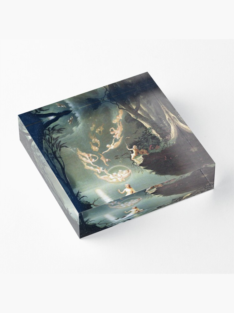 Alternate view of Oberon and the Mermaid - Douglas Harvey Acrylic Block