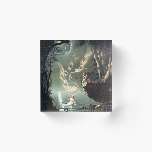 Oberon and the Mermaid - Douglas Harvey Acrylic Block