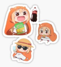 Umaru-chan Snack Time (Three Stickers in One) Sticker