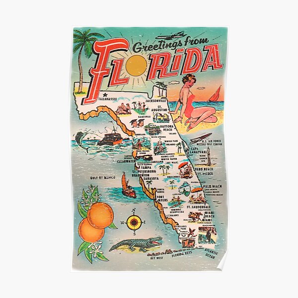 Greetings from Florida Poster