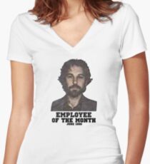 Paul Rudd T-Shirt Tailliertes T-Shirt mit V-Ausschnitt