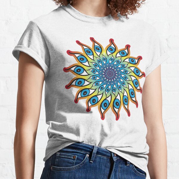 Wachsame Augen der Regenbogenmacht Classic T-Shirt