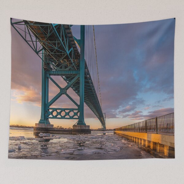 Item preview, Ambassador Bridge at Sunset designed and sold by Patty Doublet Photography.