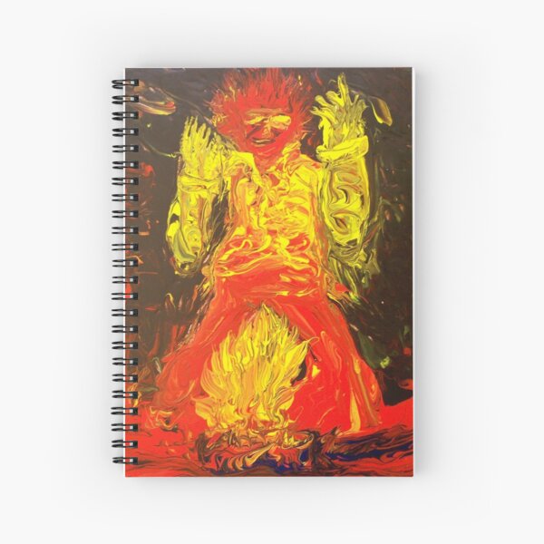 Burn baby burn Spiral Notebook