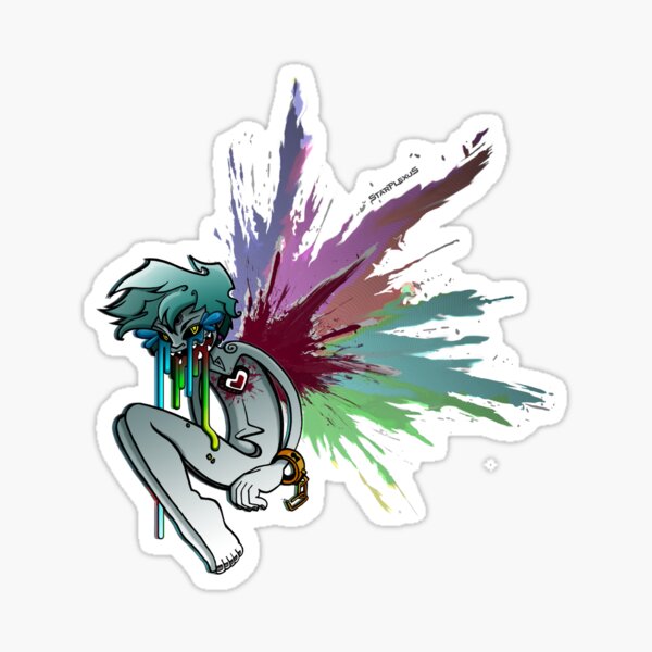 Heartcore Rainbow Sticker