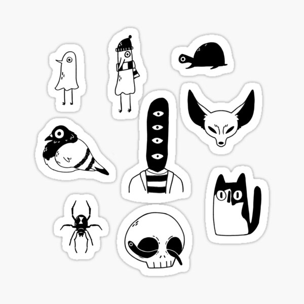 Oyasumi Punpun And Others Sticker For Sale By Blacknoisyblue Redbubble