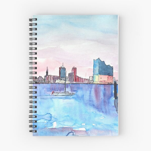 Artikelvorschau, Hamburger Hafenskyline und Elbphilharmonie entworfen und verkauft von artshop77.