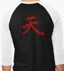 Akuma Kanji Men's Baseball ¾ T-Shirt