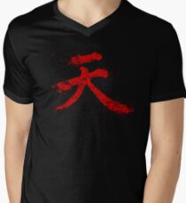 Akuma Kanji Men's V-Neck T-Shirt