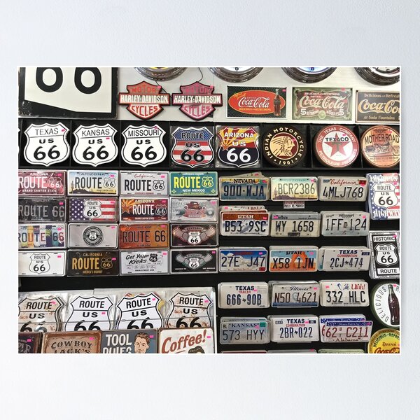 Item preview, Collection of "Route 66" License Plates designed and sold by 2CrabbySisters.
