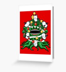 Final Fantasy Marlboro Moogle Xmas tree Greeting Card