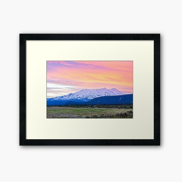Item preview, Mount Ruapehu at sunset designed and sold by Melissa Thorburn.