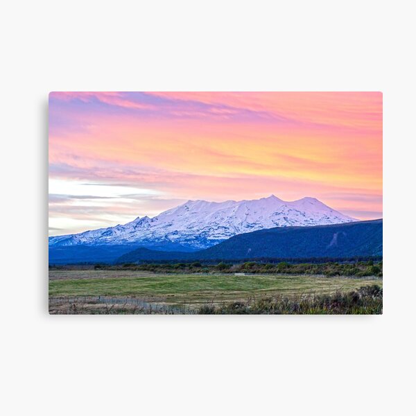 Item preview, Mount Ruapehu at sunset designed and sold by Melissa Thorburn.