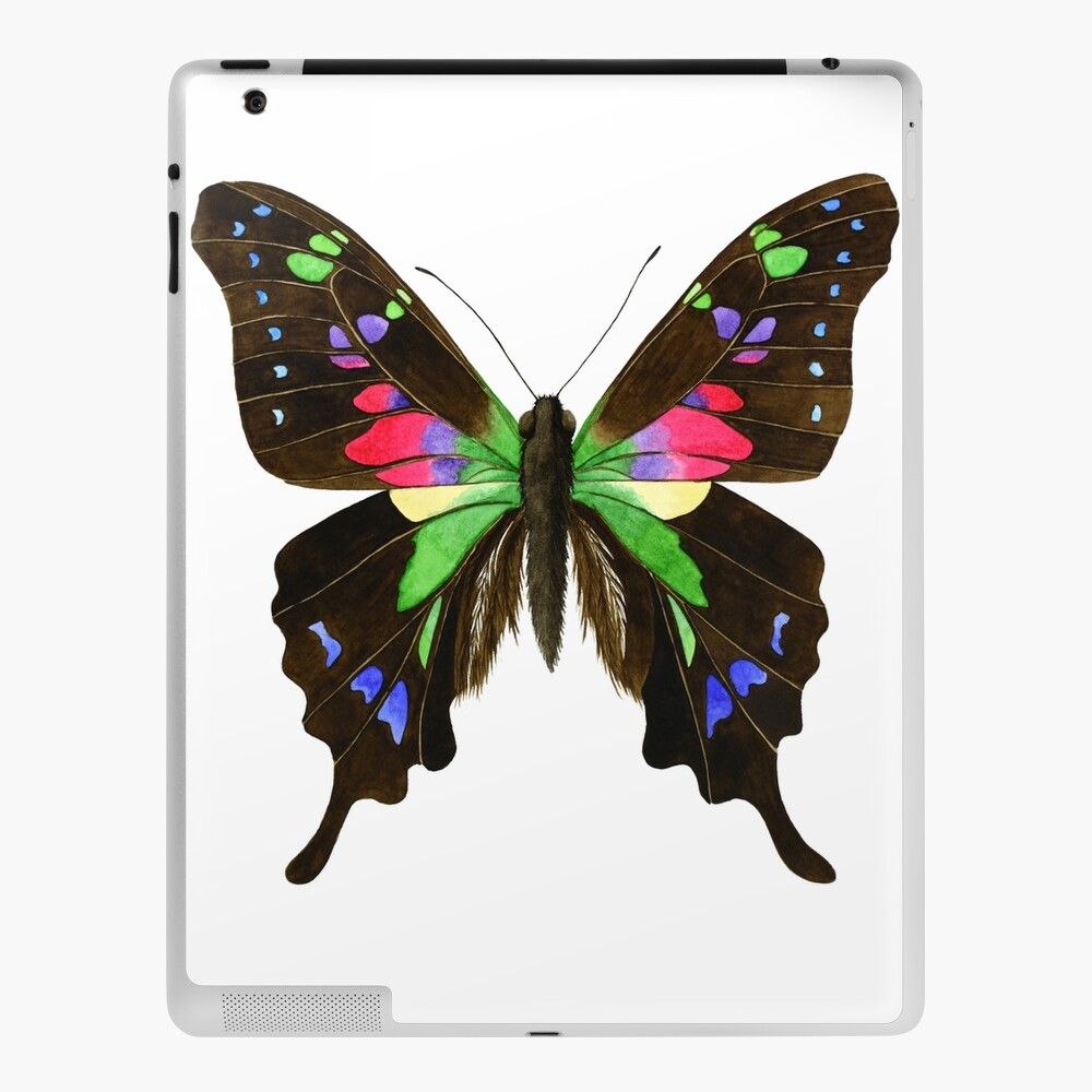 Blue Butterfly Watercolor Spiral Notebook