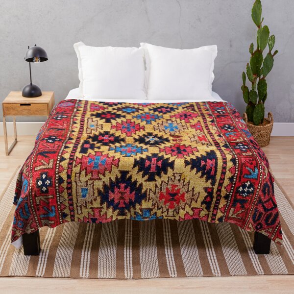 Item preview, Baluch Khorasan Antique Tribal Persian Rug Print designed and sold by Vicky Brago-Mitchell®.