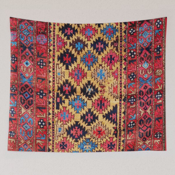 Item preview, Baluch Khorasan Antique Tribal Persian Rug Print designed and sold by Vicky Brago-Mitchell®.