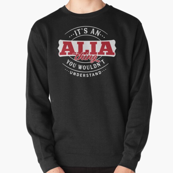 Never Underestimate The Power of Alia Hoodie Black