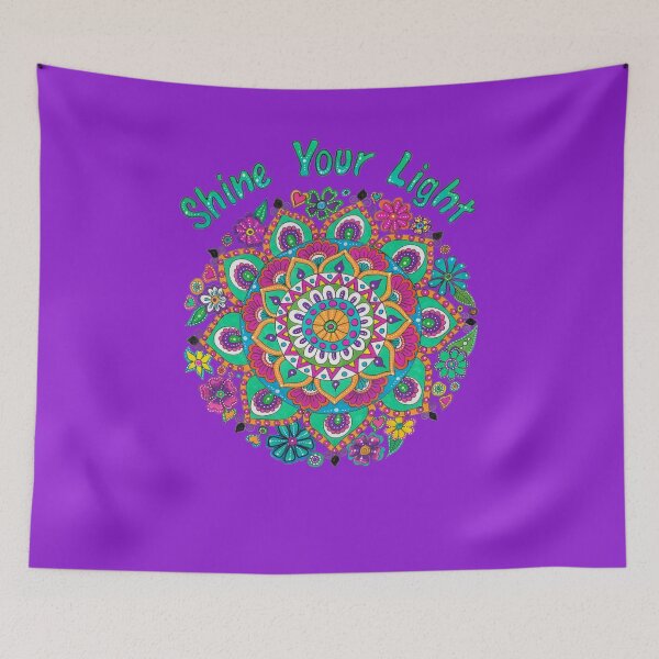 Item preview, Shine Your Light Mandala designed and sold by anniedellit.