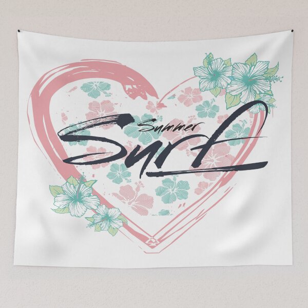 Item preview, Love Summer Surf designed and sold by leen12 Art Designs Prints.
