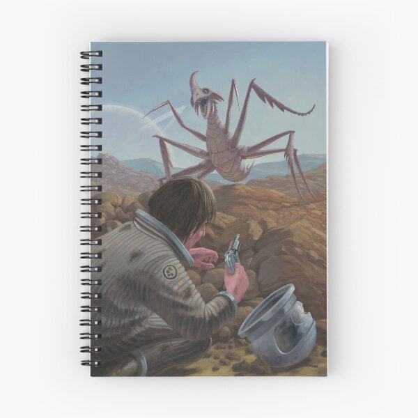 Item preview, marooned astronaut confronting monster designed and sold by martyee.