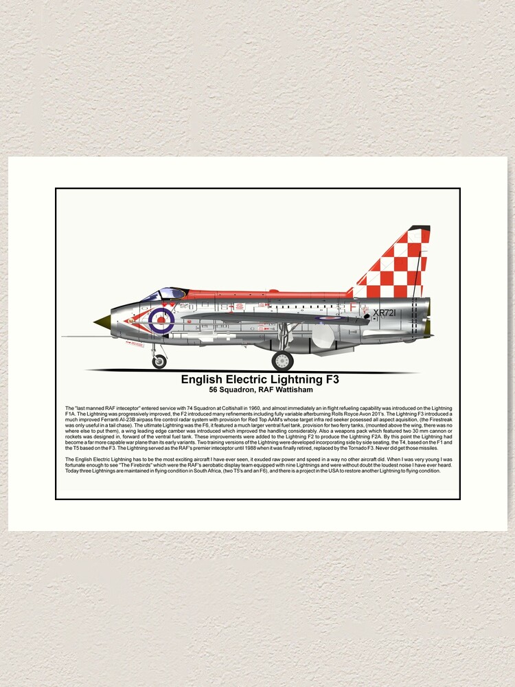 English Electric Lightning F3 Profile