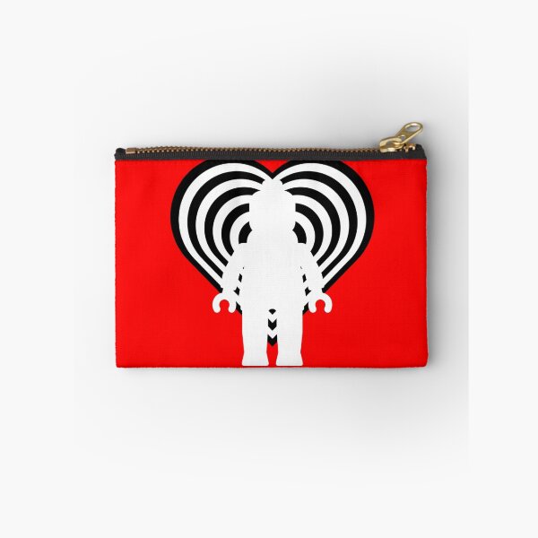Item preview, RETRO MINIFIG IN FRONT OF HEART designed and sold by ChilleeW.