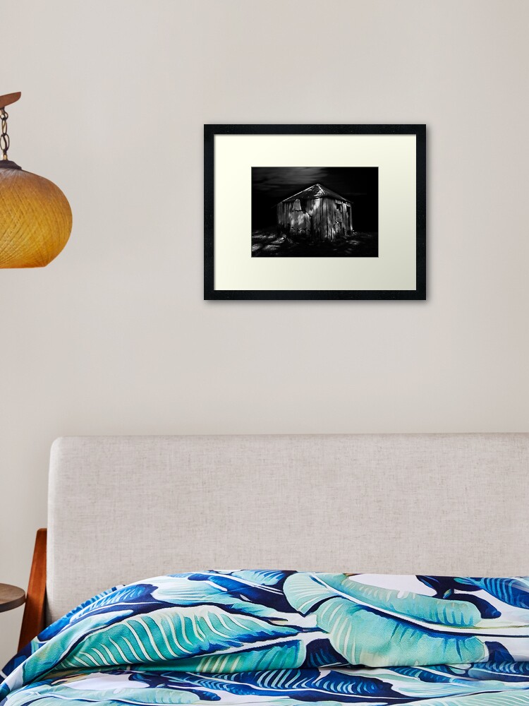 Thumbnail 2 of 7, Framed Art Print, Moon Shack 3 designed and sold by ronmoss.