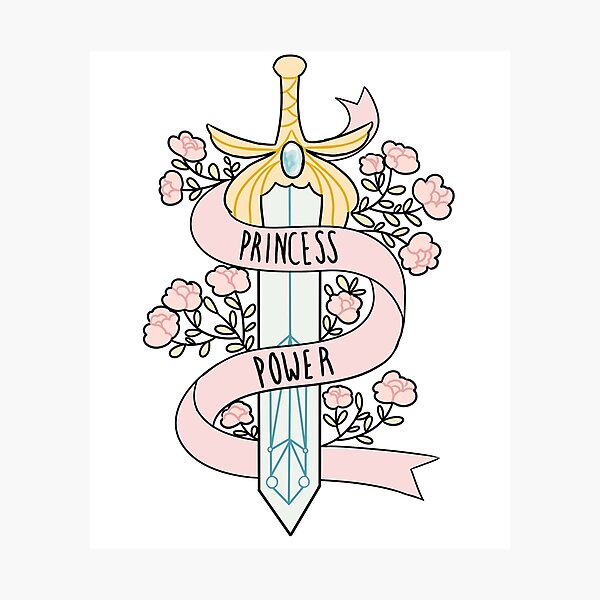 Princess Power Photographic Print