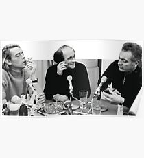 Brel, Ferré, Brassens Poster