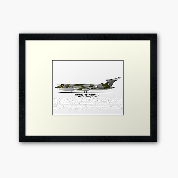 Handley Page Victor SR2 Profile Framed Art Print