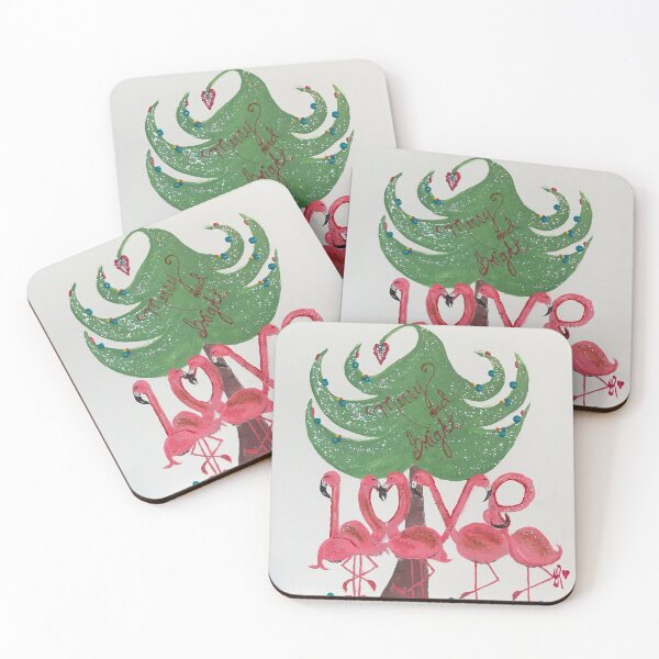 Item preview, CHRISTMASTIME, Merry and Bright!, Flamingo Love! designed and sold by JJannmarie.