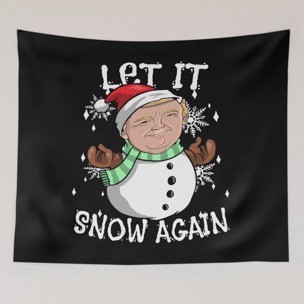 Item preview, Let It Snow Again Donald Trump Snowman Christmas designed and sold by LemoBoy.