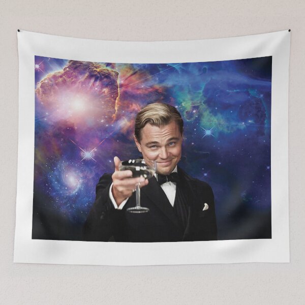 Item preview, Leonardo from the Great Gatsby with universe background! designed and sold by ericsj11.
