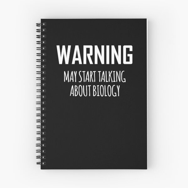 Item preview, Warning: May Start Talking About Biology- Funny Biology Joke designed and sold by the-elements.