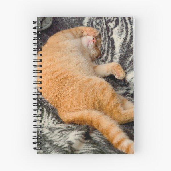 Item preview, "Purrfect Dreams" -  a cat spralled out sleeping designed and sold by ArtThatSmiles.