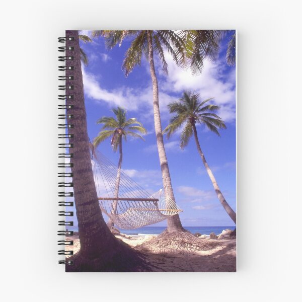 Item preview, "Caribbean Bliss" - hammock in the tropics designed and sold by ArtThatSmiles.