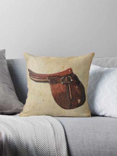 Vista previa del artículo con la obra «Silla de montar de caballo vintage», diseñado y vendido por Epic Splash Creations.