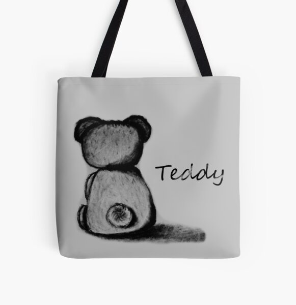 BANGGIRL Fluffy Teddy Bear Tote Bag