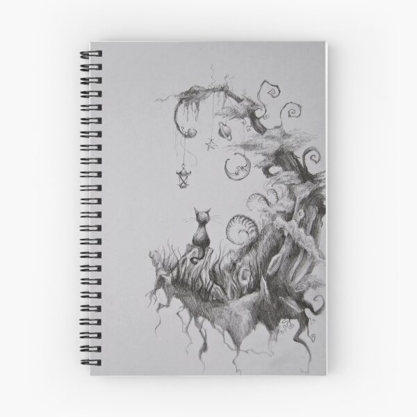 Item preview, Cat and the flying tree designed and sold by QuothTheRaven.